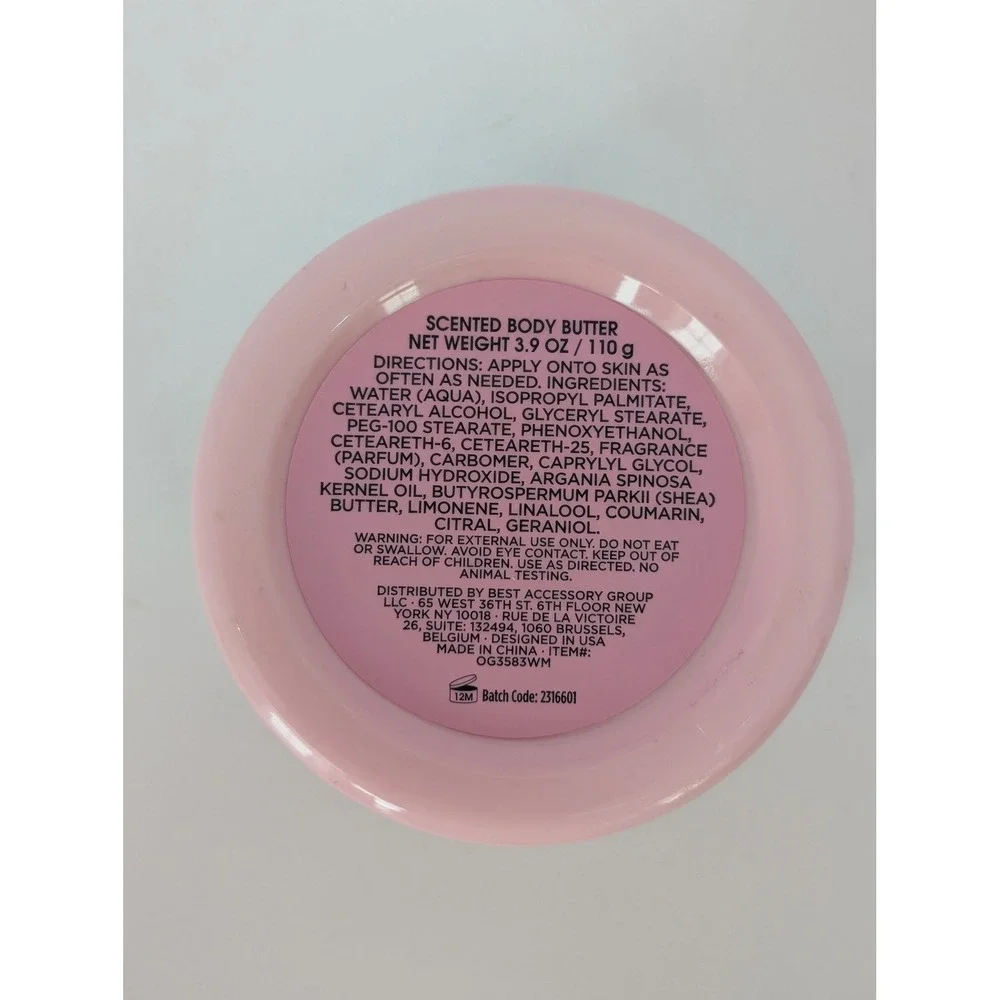 Olivia Grace Vanilla Almond Scented‎ 3pc Set Body Butter Hand Lotion Bath Soap